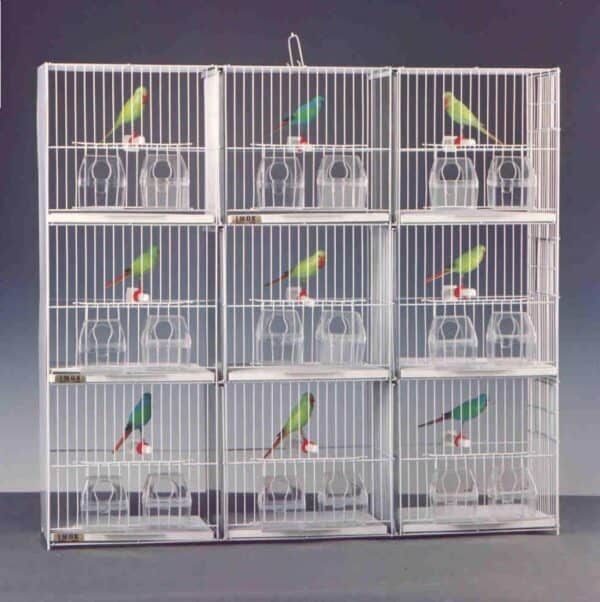 Aves de jaula con pajaritos artificiales en tienda online TodoMASKOTAS.