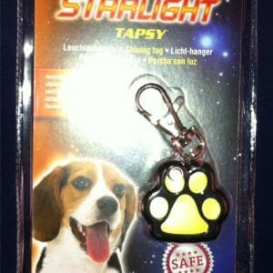 Percha con luz para perros y mascotas, cadena de seguridad, resistente y luminosa, ideal para paseos nocturnos.