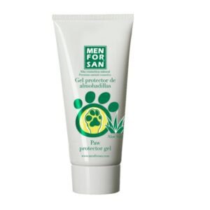 Gel protector de almohadillas para perros, aloe vera y opción natural.