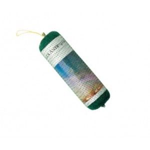 Funda protectora para botellas de agua con diseño colorido y estuche acolchado.