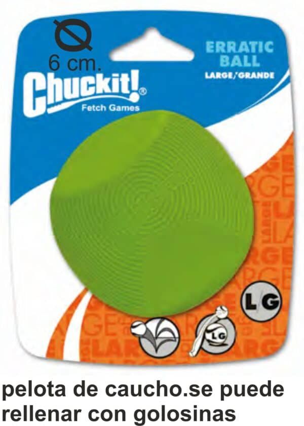 Pelota de caucho verde grande para juegos y entrenamiento.