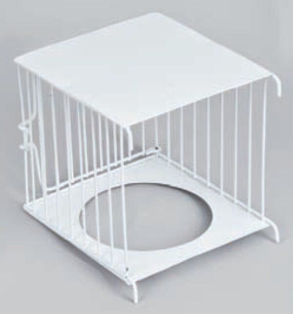 Cuna funcional para mascotas en color blanco.