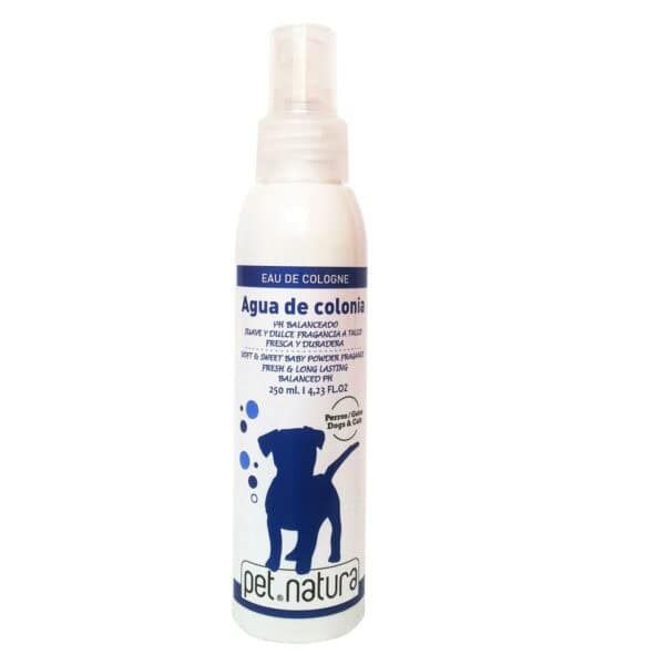Spray de agua de colonia para mascotas, fragancia fresca y duradera, 250 ml.