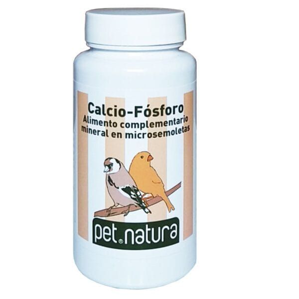Calcio-Fósforo mineral para aves en micro pastillas para mascotas.
