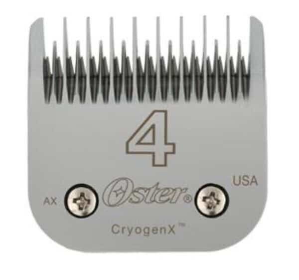 Cuchilla de recambio para cortapelos Oster, número 4, para corte preciso.