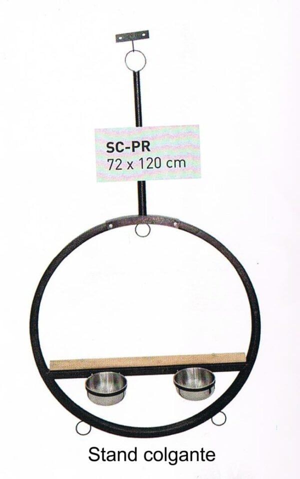 Soporte colgante para utensilios de cocina, diámetro 72 cm, ideal para colgar cazo, sartén o utensilios.