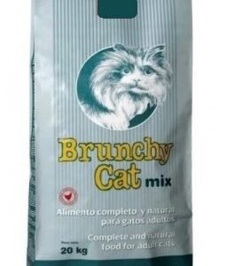 Alimento para gatos adultos, mezcla Brunchy Cat de 20 kg.