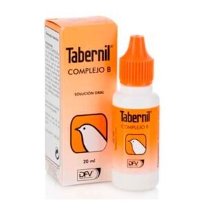 Medicamento Tabernil Complejo B para aves, solución oral 20 ml.