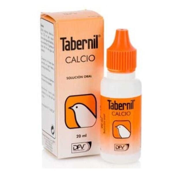 Solución oral Tabernil Calcio para aves, 20 ml, suplemento de calcio en gotero.