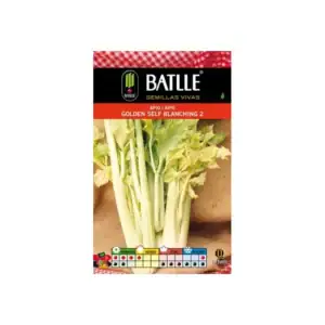 Paquete de semillas de apio Batlle Golden Self Blanching 2.