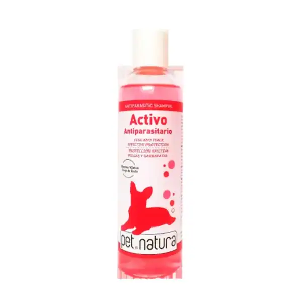 Antiparasitario perro gato shampoo protección efectiva tienda mascotas.