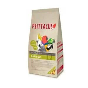 Alimentos para aves Psittacus Omega en paquete de 1 kg, comida saludable para loros y psitácidas.