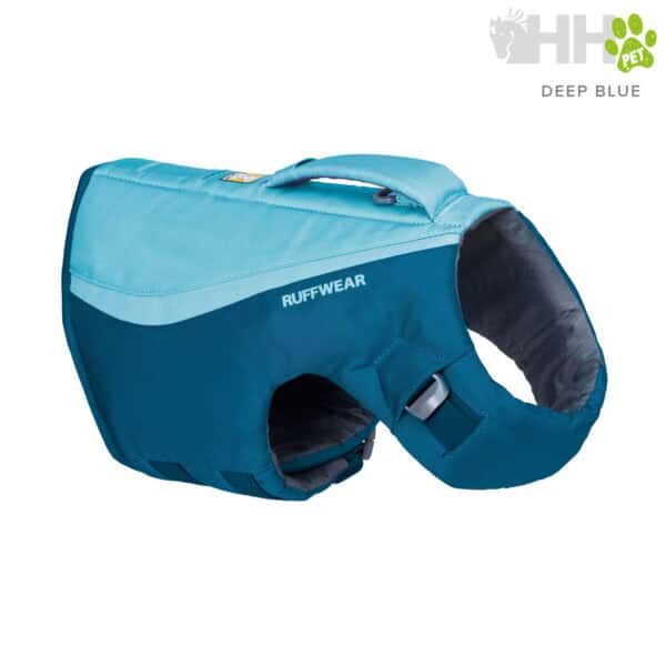 Bolso de perro Ruffwear Deep Blue para pasear y viajar con mascotas.