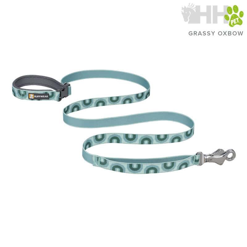 Correa para perros con estampado de forma de herradura y clip de seguridad.