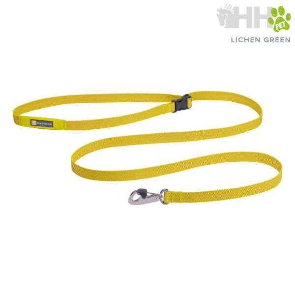 Correa antiescape para mascotas en color amarillo, ideal para paseos seguros.