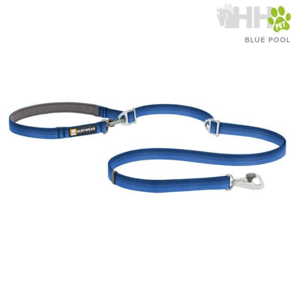 Correa para perros azul diseño resistente y seguro para mascotas.