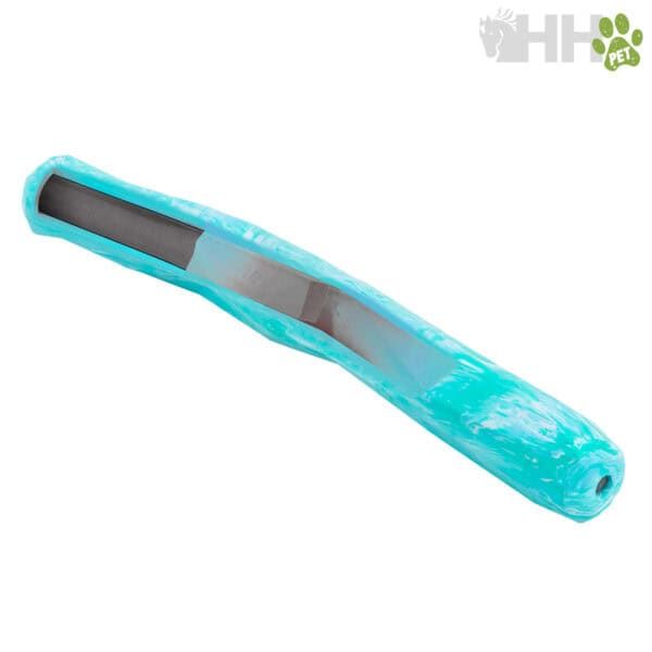 Corta perros y gatos con rascador de uñas eléctrico color azul.