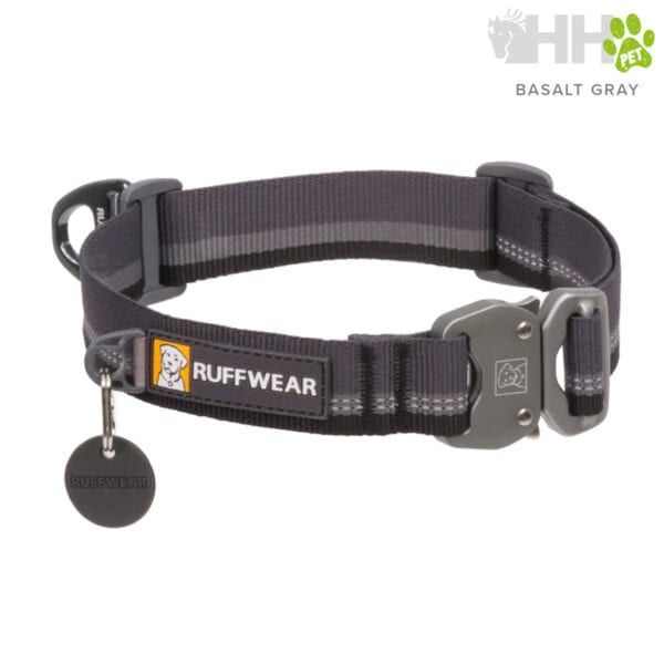 Correa para perros Ruffwear Basalt Gray, ajuste cómodo y seguro.
