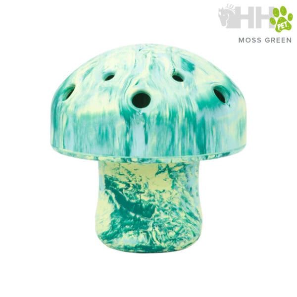 Pez de seguridad para mascotas en forma de seta, ideal para estimular habilidades naturales.