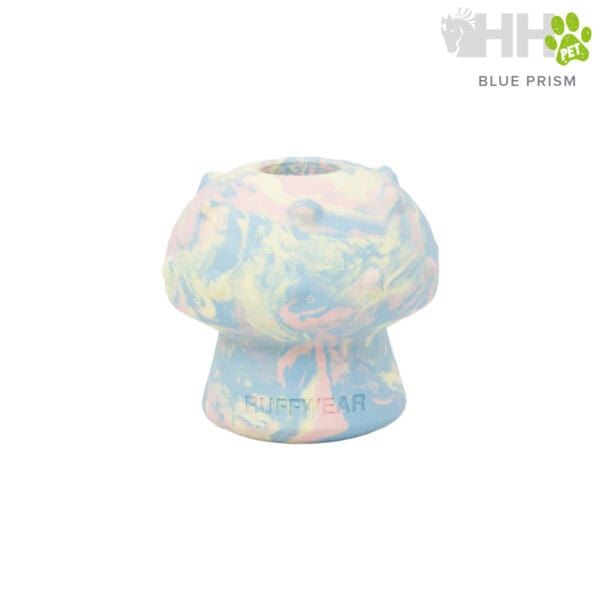 Colorido peluche de unicornio con diseño de mármol en tonos pastel, ideal para mascotas y decoración.