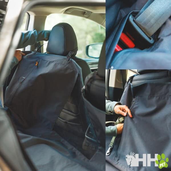 Bolsa de viaje para mascotas para coche, resistente y práctica.