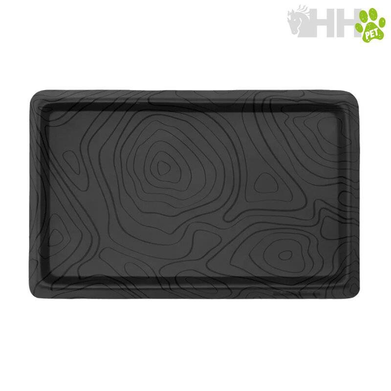 Platos desechables de madera para mascotas y perros.