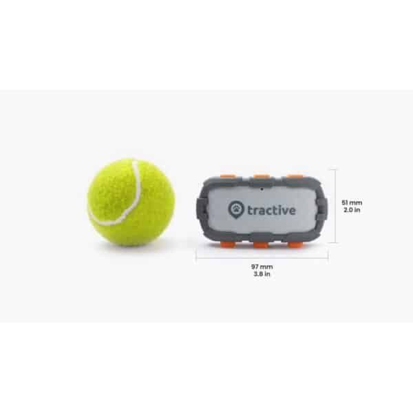 tractive adventure gps perro tamaÑo xl + seguimiento actividad gris. perro 18kg