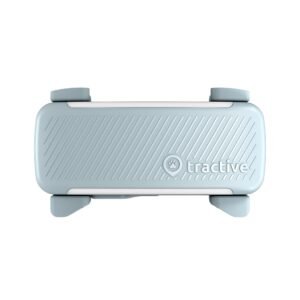 Barra de silicona resistente para perros Tractive, accesorio duradero para collares GPS.