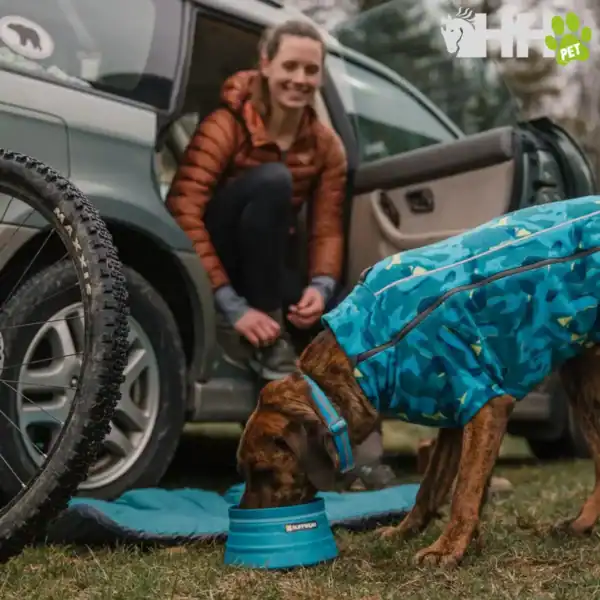 comedero plegable ruffwear para perros bivy bowl