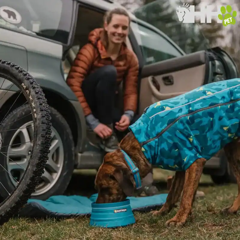 comedero plegable ruffwear para perros bivy bowl