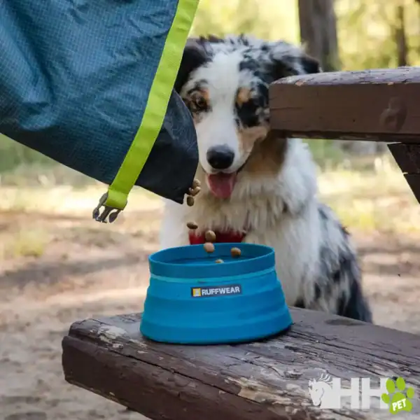 comedero plegable ruffwear para perros bivy bowl