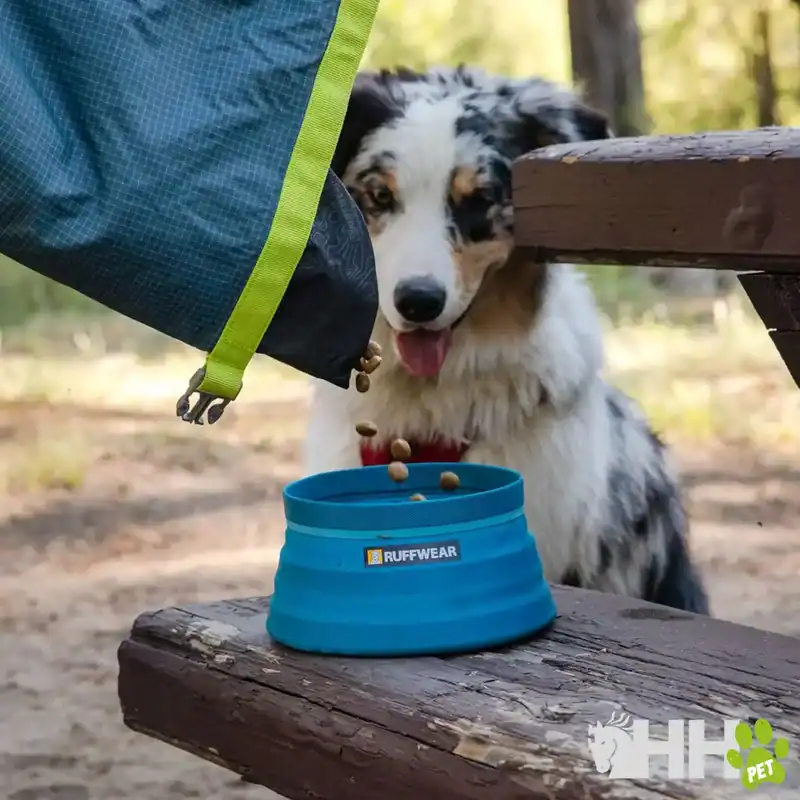 comedero plegable ruffwear para perros bivy bowl
