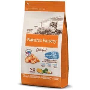 natures variety cat selected sterilized salmon 3 kg.