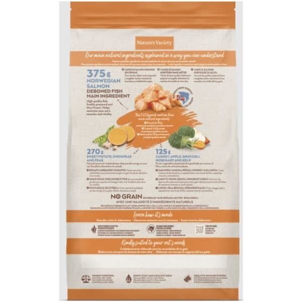 natures variety cat selected sterilized salmon 3 kg.