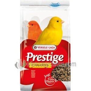 Alimento prestige para canarios de 4kg, ideal para su alimentación saludable y natural.