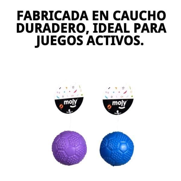 pelota caucho c/ sonido 5 cm