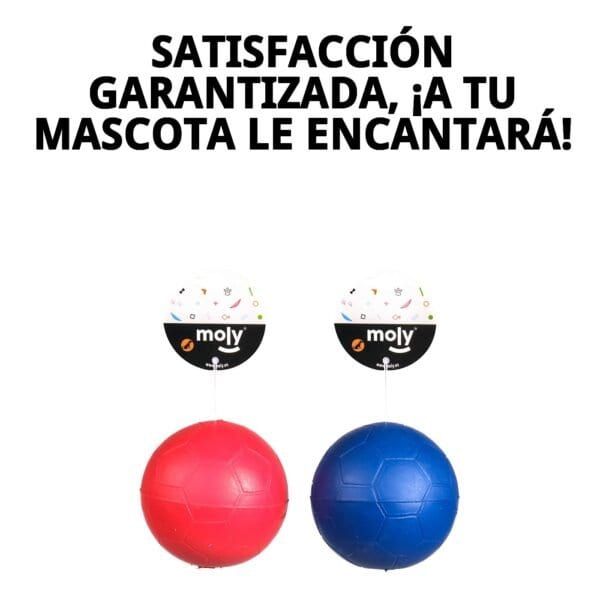 pelota caucho c/ sonido 6,5 cm