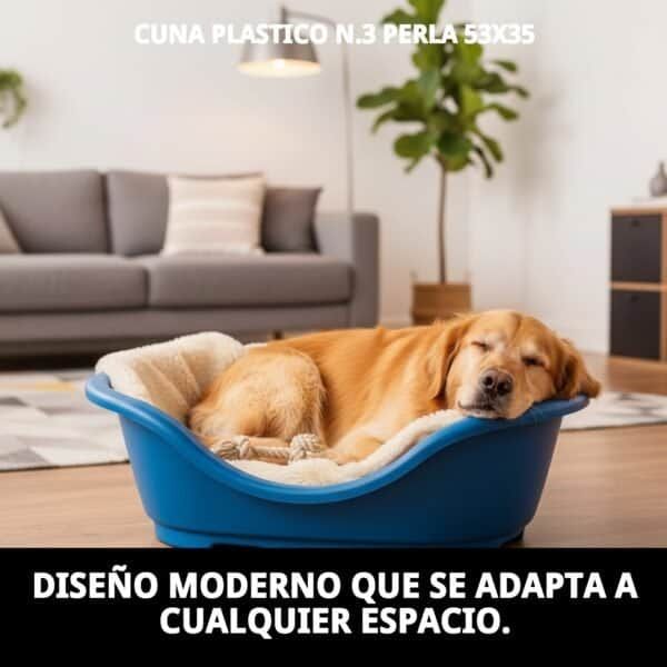 cuna plastico n.3 perla 53x35