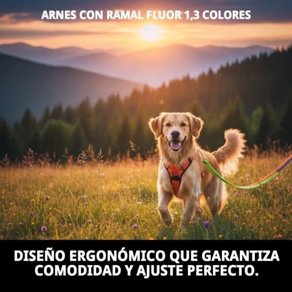 arnes con ramal fluor 1,3 colores