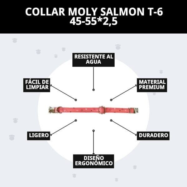 collar moly salmon t 6 45 55*2,5