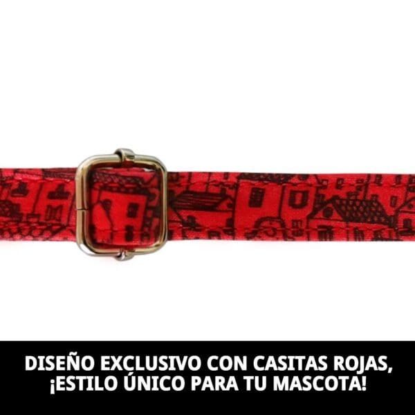 collar casitas rojas t 6 45 55*2,5