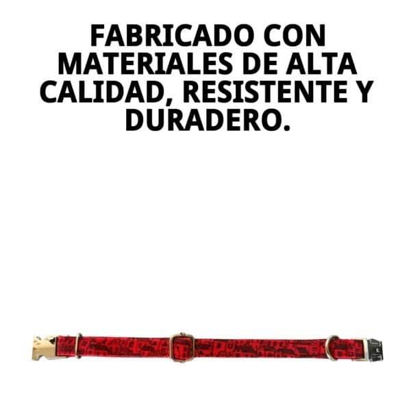 collar casitas rojas t 6 45 55*2,5