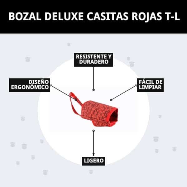 bozal deluxe casitas rojas t l