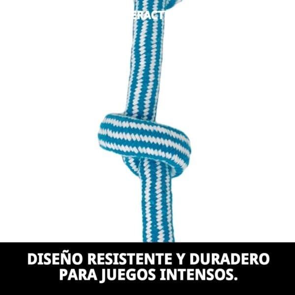 mordedor interactivo navy 35 cm moly | juguete resistente para estimulación y juego activo