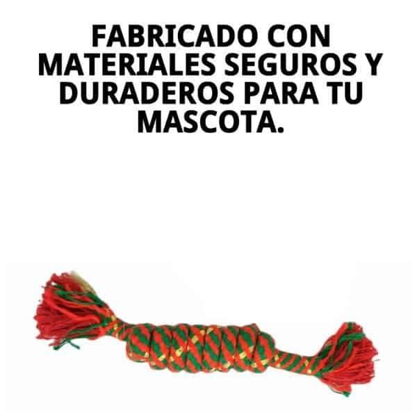 mordedor 2 nudos chia 15 cm moly | cuerda resistente para morder y jugar perros pequeños