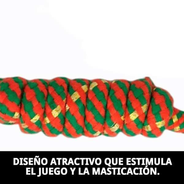 mordedor 2 nudos chia 15 cm moly | cuerda resistente para morder y jugar perros pequeños