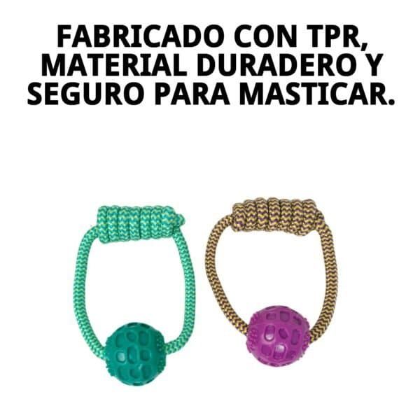 mordedor tpr redondo collection dior pet moly | juguete resistente y elegante para perros