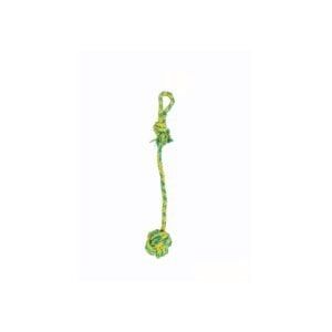mordedor pelota wow 45 cm moly | juguete resistente con cuerda para perros activos