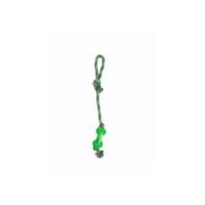 mordedor tpr 50 cm green moly | juguete xl resistente para perros grandes y muy activos