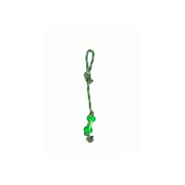 mordedor tpr 50 cm green moly | juguete xl resistente para perros grandes y muy activos